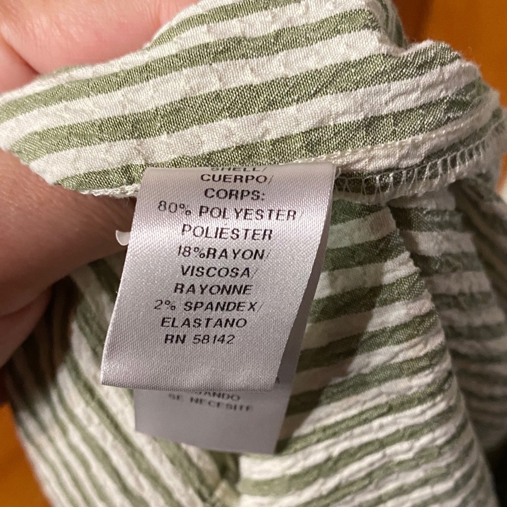 London Times Green Striped Midi Dress - Picture 3 of 6